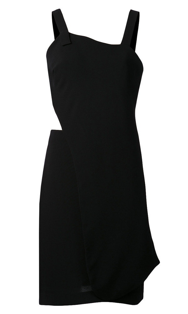 Black cut out cocktail dress